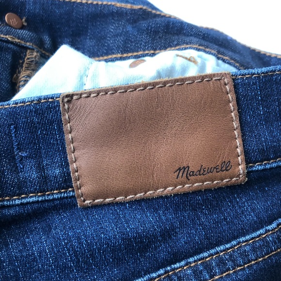 Madewell Skinny Skinny 8” Riverdale Wash 25 F9016 - Picture 11 of 14